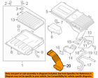 Zyc313200a Mazda Oem Air Cleaner Duct Hose Tube