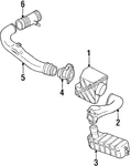 Genuine Nissan Rear Duct 16578-40F05. Fixed Price $141.12.