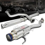 4.5" Burnt Tip Stainless Exhaust Catback System For 92-95 Civic 3DR Hatchback. Fixed Price $123.99.