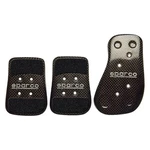 Sparco Carbon Series Manual Pedal Pad Set. Fixed Price $139.00.
