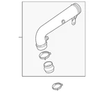 Genuine Volkswagen Duct Assembly 5C0-129-654-C. Fixed Price $151.87.