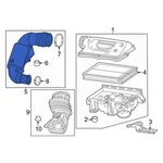 For Dodge Hornet 2023-2025 68432220AA Engine Air Intake Hose. Fixed Price $104.99.