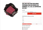 New Airaid 401-239-1 Synthamax Cold Intake 11-14 Ford F-150. Fixed Price $250.00.