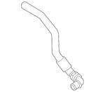 Genuine Audi Heater Hose 80B-819-350-S. Fixed Price $19.02.