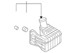 Genuine Mazda Engine Air Intake Resonator L813-13-19XB. Fixed Price $114.04.