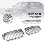 2PCS Chrome Front Kidney Grille For Bmw 7 Series E38 1994-2001 2004 2006. Fixed Price $47.72.