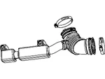 2010 Dodge Journey 3.5L Oem Engine Air Intake Hose 04891911AB Open Box. Fixed Price $24.99.