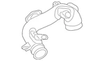 Genuine Oem Nissan Juke Turbo Charger Inlet Tube 14460-1KC0C. Fixed Price $90.80.
