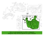 New 2006-07 Honda Accord Resonator Chamber Oem Genuine 17230-RAA-A10. Fixed Price $138.99.