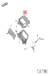 Genuine Porsche Taycan Y1A Cover Lhd 9J1815129B. Fixed Price $86.75.