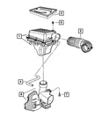 Genuine Mopar Clean Air Duct 4591869AB. Fixed Price $144.89.