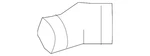 Genuine Volkswagen Pressure Tube 1K0-145-972. Fixed Price $63.34.