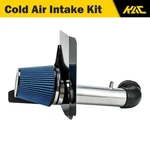 Fits 12-15 Chevy Camaro 3.6L 3" Cold Air Intake Kit + Blue Filter W/ Heat Shield. Fixed Price $65.99.