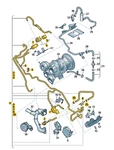 Genuine Volkswagen Hose 06M-131-055-HC. Fixed Price $282.80.