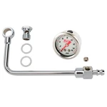 Edelbrock 8126 Chrome Fuel Line W/ 1-5/8 Inch Pressure Gauge. Fixed Price $75.99.