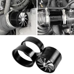 Universal 2.5" Cold Air Intake Turbonator Hose Single Fan Fuel Gas Saver. Fixed Price $17.33.