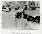 1967 Press Photo People Pushing Car The Snow Genoa, Italy - KFX49005. Fixed Price $24.99.