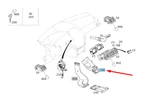 Mercedes-benz W204 Instrument Panel Left Air Duct A2048300323. Fixed Price $23.82.