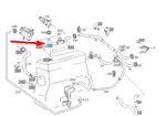 Mercedes-benz Clk C209 Expansion Tank Pants A2038300796. Fixed Price $82.11.