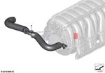 Genuine Engine Intake Manifold Vent Pipe Bmw X5 E60 E61 E63 E64 E65 11617540610. Fixed Price $50.13.