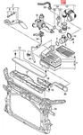 New Vw Golf Variant 4MOTION AU1 BX5 Air Hose 5QM129654A Original No Duty To. Fixed Price $388.43.