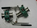 Ladish Co Tri-flo Tube O.d. Valve Sanitary Fittings 1/2" Of Used. Fixed Price $65.00.