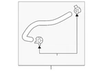 Genuine Mazda Vacuum Hose PEAR-20-370. Fixed Price $40.01.
