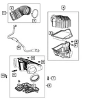 Genuine Mopar Air Cleaner Seal 68306301AA. Fixed Price $30.04.