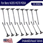 Intake&exhaust Valves Set 2640530100 Fits For Mercedes Benz W205 M270 M264 2.0L. Fixed Price $90.19.