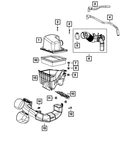 Genuine Mopar Air Cleaner Hose 4627136AC. Fixed Price $68.15.
