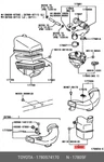 Genuine Oe Resonator Sub-assy, Intake Air, 1780574170 For Toyota 17805-74170. Fixed Price $113.49.