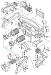 Genuine Intake Hose Audi R8 422 423 427 429 420133385E. Fixed Price $65.22.