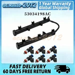 53034198AC Fuel Rail W/ Injectors For 2011-2021 Dodge Jeep Chrysler 3.6L. Fixed Price $158.00.