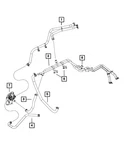Genuine Mopar Heater Core Hose 52014544AD. Fixed Price $58.07.