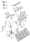 Genuine Audi Avant S4 Quattro A4L A5 S5 Cabriolet Fuel Line 06E127501T. Fixed Price $93.40.