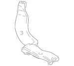Genuine Mitsubishi Rear Duct 7830A621. Fixed Price $30.93.