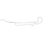 Inline Tube 69 Camaro Main Fuel , Gas Tank To Pump 3/8" Stainless. Fixed Price $140.00.