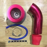 Red 3' Cold Air Intake Filter Alumimum Induction Hose System For Saab 9-3 Turbo. Fixed Price $55.95.