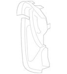 Genuine Mercedes-benz Air Duct Segment 205-505-32-30. Fixed Price $27.23.