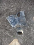 Jaguar XJ6, XJ40, 1988-1990 Right Brake Cooloing Duct Assembly BBC4939. Fixed Price $69.95.