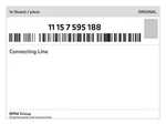 Genuine Bmw Connecting Line 11-15-7-595-188 New. Fixed Price $76.24.