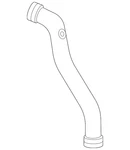 Genuine Audi Inter-cooler Pipe 8W0-145-673-AK. Fixed Price $172.80.