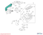 Volkswagen 2014-2018 Beetle Engine Air Intake Hose 5C0129654C. Fixed Price $99.99.