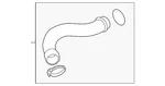 Genuine Audi Inter-cooler Hose 5N0-145-832-N. Fixed Price $274.19.