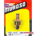 Moroso 97800, Kit Zinc Steel Check Valve Hdr Collecto Performance Racing Parts. Fixed Price $48.06.