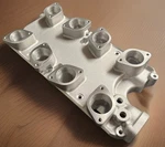 New Blue Thunder 302 Weber Ida 4 Intake Manifold Cnc Matched *made Usa*. Fixed Price $965.00.