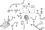 Genuine Nissan Evaporative Emissions System Lines 14912-6RC0A. Fixed Price $37.40.