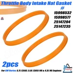 2X New Intake Hat Gasket For Gm 5.7, 5.0, & 4.3 Engines 15998532,15998577. Fixed Price $25.99.