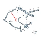 New Audi RS3 Fuel Line 07K127501L Original. Fixed Price $87.77.