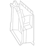Genuine Audi Duct 4M0-145-334-R. Fixed Price $78.98.